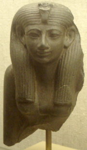 Fragmentary statue of Hatshepsut, quartz diorite, c. 1498-1483 BC - Museum of Fine Arts, Boston