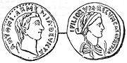 Coin of Antony and Cleopatra.