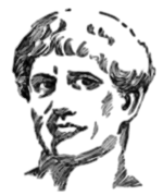 Artist's impression of Mark Antony from a bust