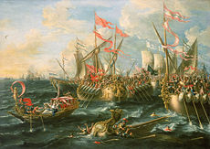 The Battle of Actium, by Lorenzo Castro, 1672, National Maritime Museum, London
