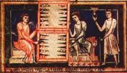 Medieval players, from the 13th century Carmina Burana