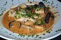 Paleolithic-style dish: A traditional seafood stew (Bouillabaisse served without bread).a
