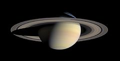 The planet Saturn