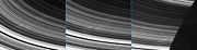 These are three images of the spokes imaged by Cassini in 2005.