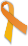 The orange ribbon—an awareness ribbon for malnutrition.