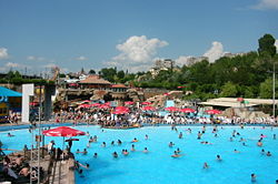 Water World entertainment park in Yerevan.