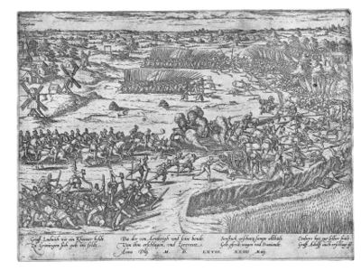 The Battle of Heiligerlee, fought on May 23, 1568, is usually given as the beginning of the Eighty Years' War.