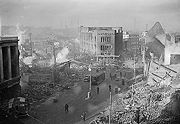 Coventry city centre following a devastating attack on November 14/15th 1940
