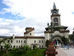 Colonial city gates of Loja