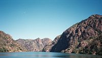 A view of the Cahora Bassa reservoir.