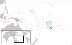 Location of Cook Islands