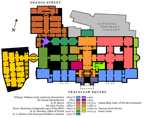 Image:National Gallery 1st floor plan.gif