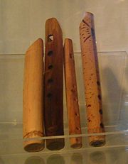 A selection of folk flutes