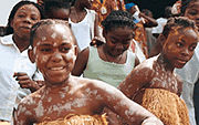 Equatorial Guinean children of Bubi descent.