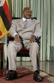 Yoweri Museveni, President of Uganda.