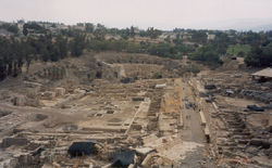 Largest archaeology site in the Middle East. Bet She'an, Israel