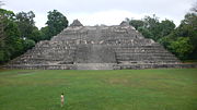 Caana, a Mayan pyramid at Caracol, Cayo District.