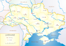 Map of the administrative divisions of Ukraine