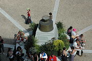 Monument to the Davis Cup at Stade Roland Garros.