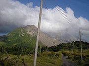 Montserrat's Soufriere Hills Volcano.