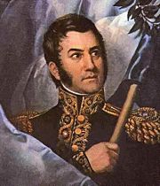 Gen. Jose de San Martin, Liberator of Argentina, Chile and Peru.