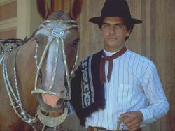 An Argentine gaucho.