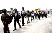 Members of the Eastern Caribbean Defense Force.