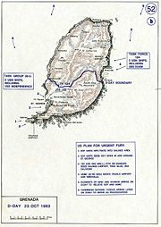 Map of invasion plan.