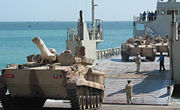 UAE Infantry Fighting Vehicle offloading