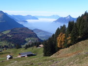 The canton of Schwyz in the center of Switzerland.