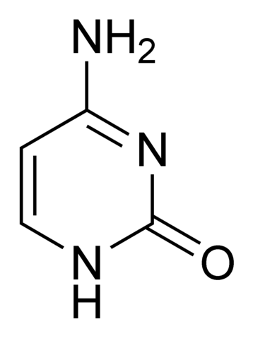 Image:Cytosine chemical structure.png