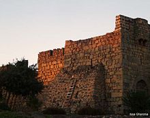 An Arabian Desert castle in Al Azrak.