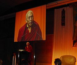 The Chairman of the Cabinet of the CTA, Samdhong Rinpoche