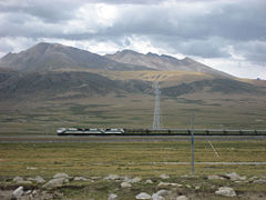 The world's highest railway connecting Tibet with eastern Chinese provinces for the first time by rail. Operational since July 2006.
