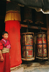 A young monk at Labrang