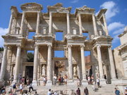 Celsus Library was built in 135 A.D. and could house around 12,000 scrolls.