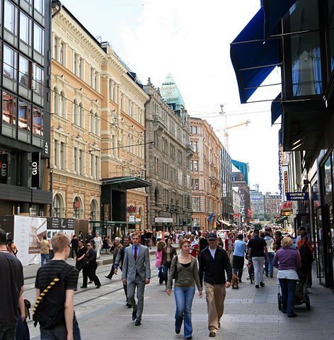 Image:Aleksanterinkatu Helsinki summer.jpg