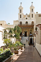 First built in the third or fourth century AD, the Hanging Church is Cairo's most famous Coptic church.