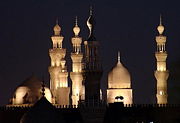 Cairo's unique cityscape with its ancient mosques