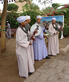Upper Egyptian folk musicians from Kom Ombo.