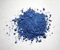 Natural ultramarine pigment in powdered form.