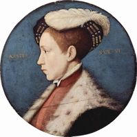 Edward at the age of six. Painting by Hans Holbein