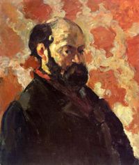 Self Portrait by Paul Cézanne. Working in the late 19th century, Cézanne had a palette of colors that earlier generations of artists could only dream of.