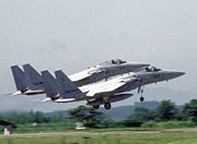Japanese Air Force F-15s.