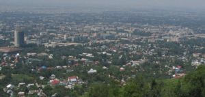 Downtown Almaty as seen from Kok Tobe