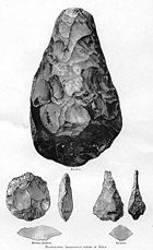 Hand axes from the Acheulian period