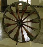The wheel was invented in circa 4000 BCE.