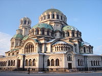 The Alexander Nevsky Cathedral in Sofia, one of the largest Orthodox cathedrals in Europe