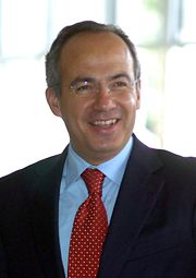 Felipe Calderón, current President of Mexico.