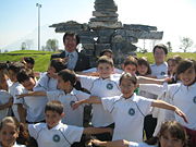 School children, from Monterrey, Nuevo León.